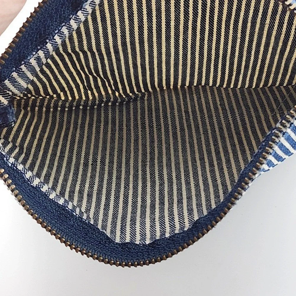 OshKosh B'gosh Vestbak Zippered Pouch Bag Railroad‎ Stripe